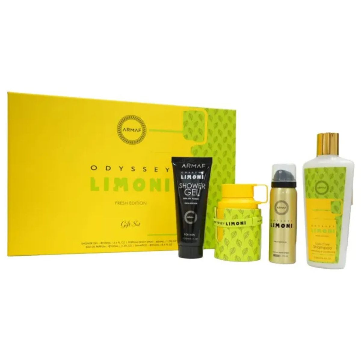 Kit Armaf Odyssey Limoni Fresh Edition com perfume Eau de Parfum 100ml
