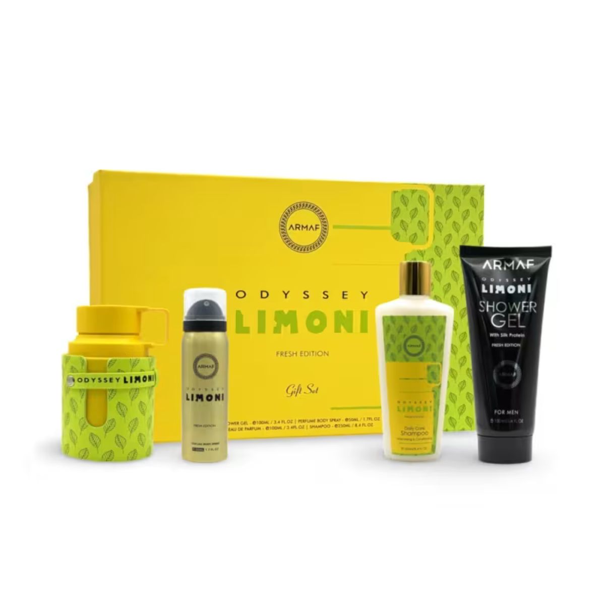 Kit Armaf Odyssey Limoni Fresh Edition com perfume Eau de Parfum 100ml