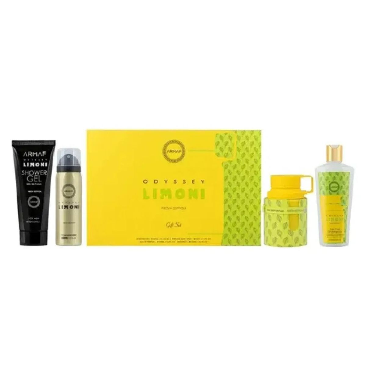 Kit Armaf Odyssey Limoni Fresh Edition com perfume Eau de Parfum 100ml