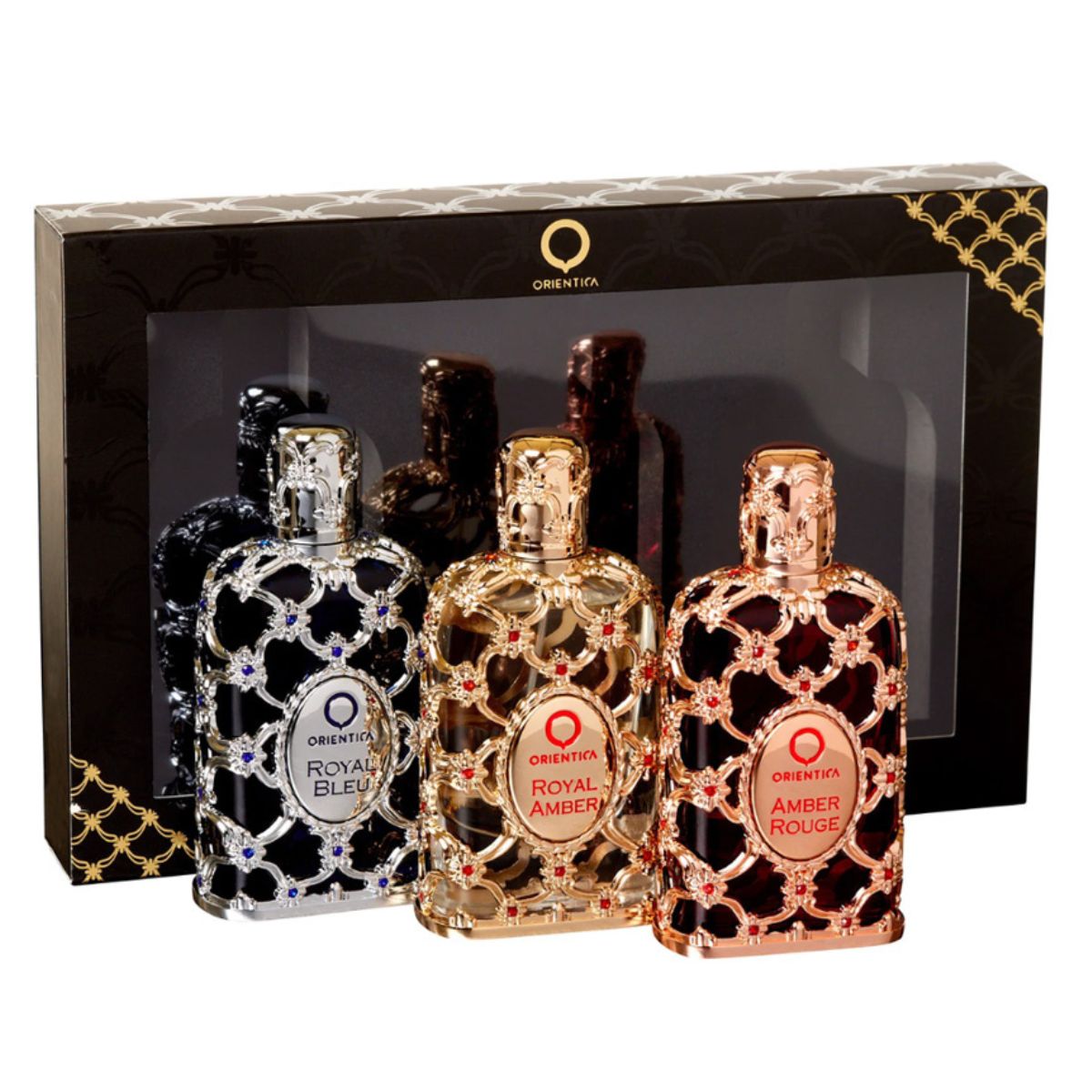 Orientica Luxury Collection Amber Rouge + Royal Amber + Royal Bleu