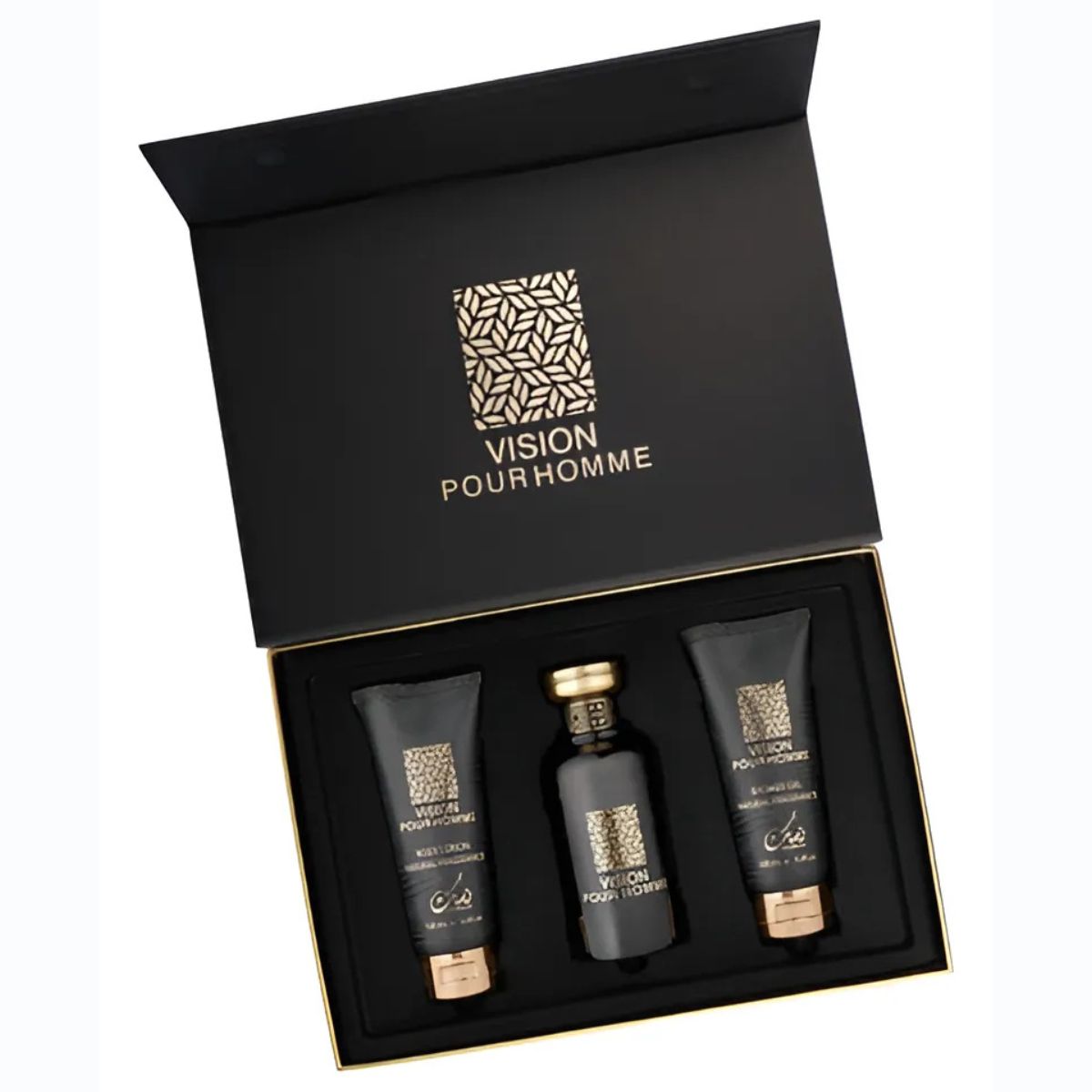 Nusuk Vision Pour Homme + Shower Gel + Body Lotion