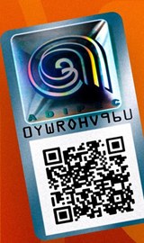 Selo ADIPEC com QR code