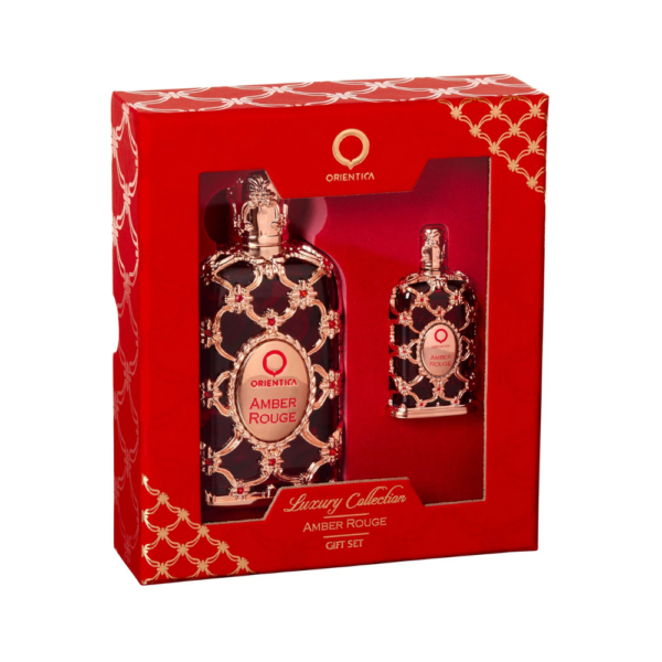 Kit de Perfumes Luxury Collection Amber Rouge Eau de Parfum - 30ml + 7,5ml - Perfume Feminino - Orientica