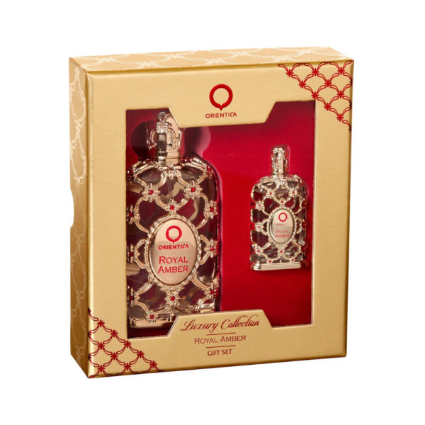 Kit de Perfumes Luxury Collection Royal Amber Eau de Parfum - 30ml + 7,5ml - Perfume Feminino - Orientica